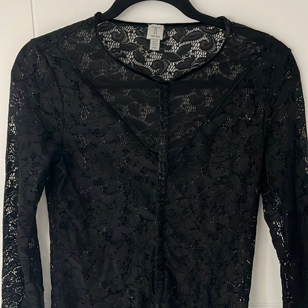 Lace long sleeve top